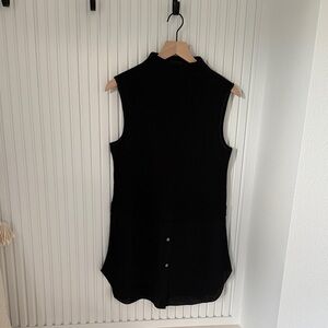 Sleeveless Black Top